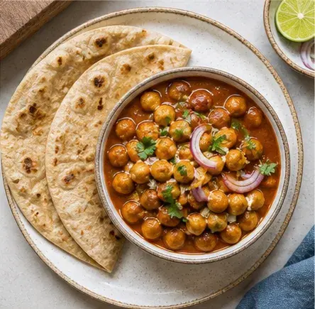 Chole with Roti