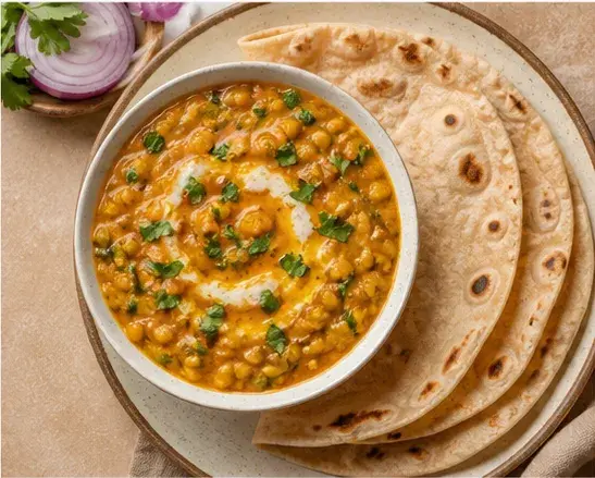 Mixed Dal with Roti