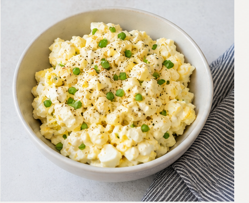 Egg salad with peas from the GymTribe food catalog